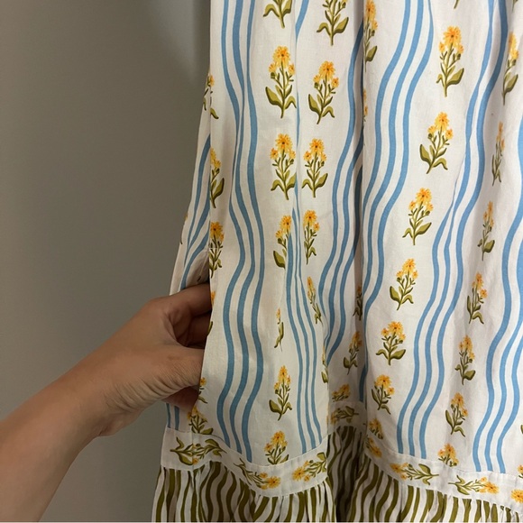 Printfresh X Lars Gracious Gardener Floral Print Midi Dress Women's Size XS - Picture 5 of 8